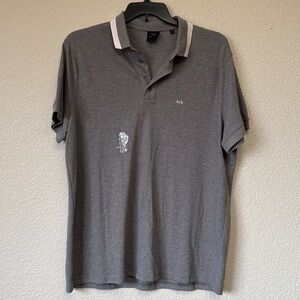 A/X Armani Exchange Polo Gray Heather size XXL